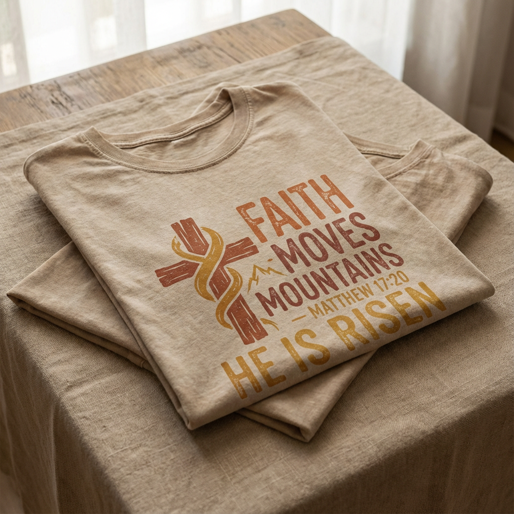 Faith-Based Inspirational T-Shirt Design